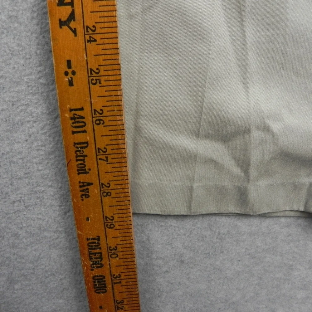 Jos A Bank Chino Pants Mens 34x29 Flat Front Stays Cool Tan Khaki Cotton Slacks